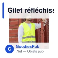 Gilet réfléchissant personnalisable Kross avec logo - Miniature 11