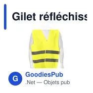 Gilet réfléchissant personnalisable Kross avec logo - Miniature 5