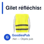 Gilet réfléchissant personnalisable Kross avec logo - Miniature 6
