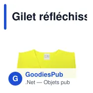 Gilet réfléchissant personnalisable Kross avec logo - Miniature 7