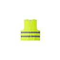 Variante jaune - Gilet réfléchissant personnalisable Kross avec logo