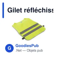 Gilet réfléchissant personnalisable pour enfants avec logo - Nestana - Miniature 4