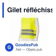 Gilet réfléchissant personnalisable pour enfants avec logo - Nestana - Miniature 6