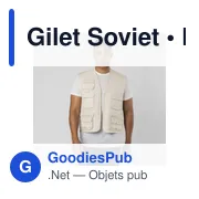 Gilet sans manches personnalisable avec logo - Gilet Soviet - Miniature 2