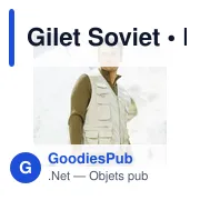 Gilet sans manches personnalisable avec logo - Gilet Soviet - Miniature 6