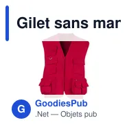 Gilet sans manches personnalisable avec logo - Gilet Soviet - Miniature 9