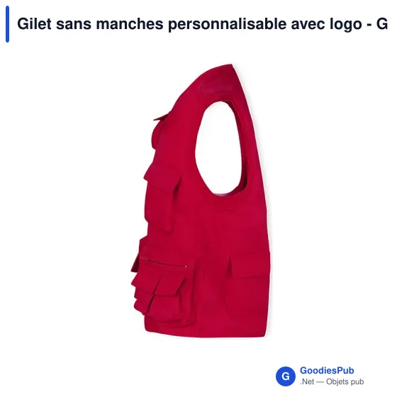 Gilet sans manches personnalisable avec logo - Gilet Soviet - Image 10