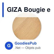 GIZA Bougie en cire végétale 160 gr - Miniature 2