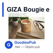 GIZA Bougie en cire végétale 160 gr - Miniature 4