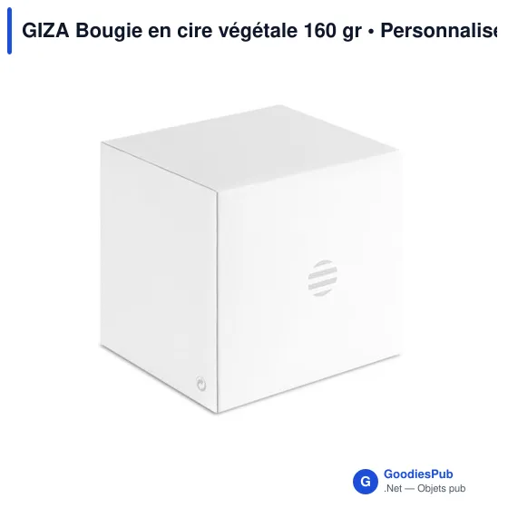 GIZA Bougie en cire végétale 160 gr - Image 6