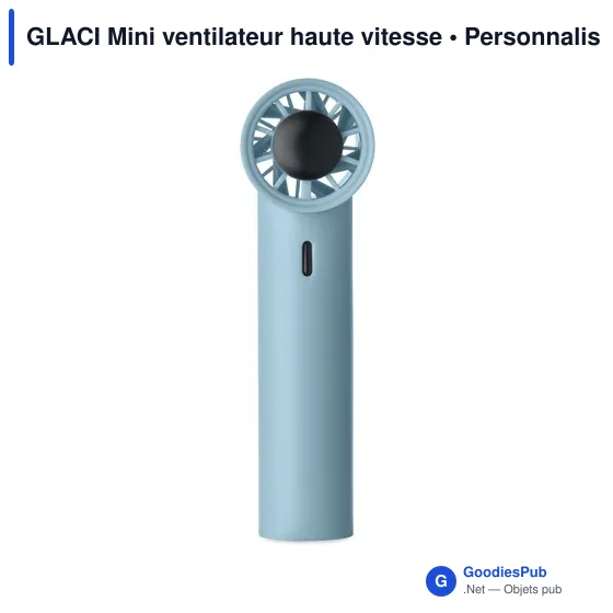 Ventilateur de poche personnalisable GLACI Mini avec logo - Image 3