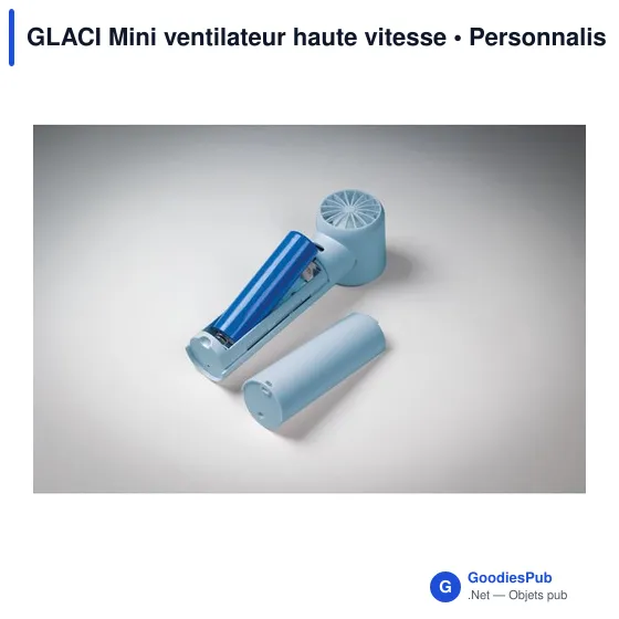 Ventilateur de poche personnalisable GLACI Mini avec logo - Image 4