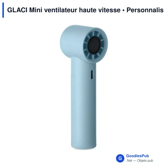 Ventilateur de poche personnalisable GLACI Mini avec logo - Image 7