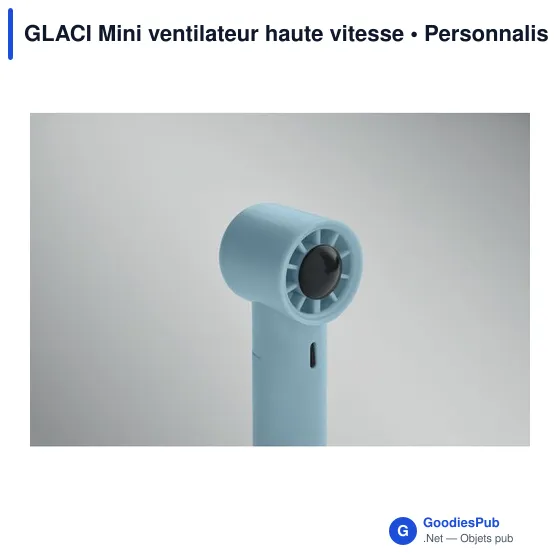 Ventilateur de poche personnalisable GLACI Mini avec logo - Image 8