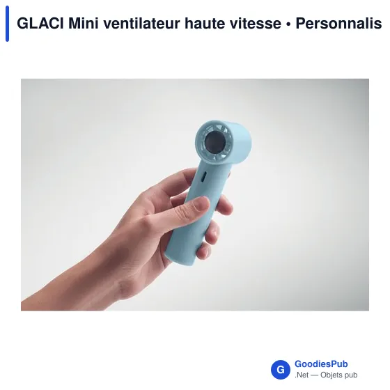 Ventilateur de poche personnalisable GLACI Mini avec logo - Image 9