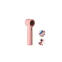 Variante rose bébé - Ventilateur de poche personnalisable GLACI Mini avec logo