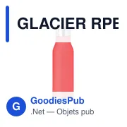 GLACIER RPET Bouteille en 600ml - Miniature 4