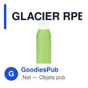 GLACIER RPET Bouteille en 600ml - Miniature 8