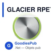 GLACIER RPET Bouteille en 600ml - Miniature 9