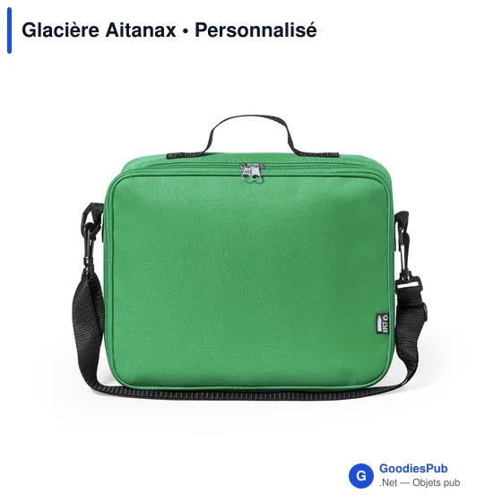 Glacière personnalisable Aitanax avec logo - Sac isotherme durable - Image 1