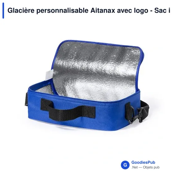 Glacière personnalisable Aitanax avec logo - Sac isotherme durable - Image 11