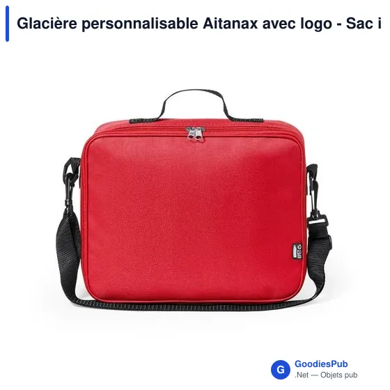 Glacière personnalisable Aitanax avec logo - Sac isotherme durable - Image 9