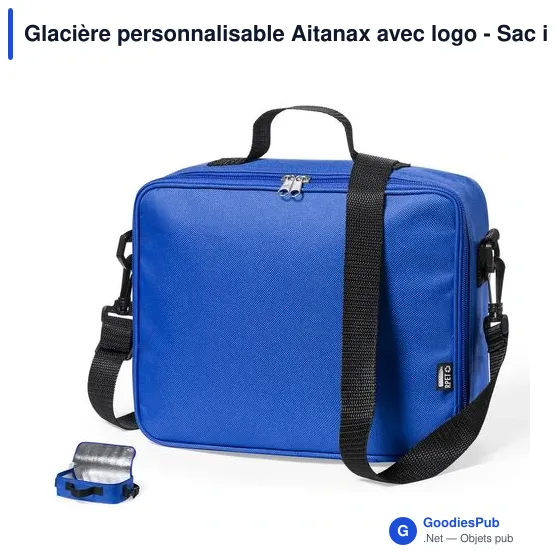 Glacière personnalisable Aitanax avec logo - Sac isotherme durable - Image 10