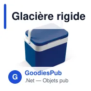 Glacière rigide personnalisable 10 litres en PP avec logo - Classique - Miniature 2