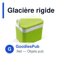 Glacière rigide personnalisable 10 litres en PP avec logo - Classique - Miniature 3