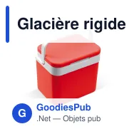 Glacière rigide personnalisable 10 litres en PP avec logo - Classique - Miniature 4