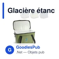 Glacière étanche personnalisable IPX4 en PVC avec logo - Adventure - Miniature 1