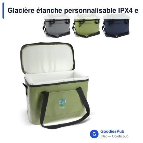 Glacière étanche personnalisable IPX4 en PVC avec logo - Adventure