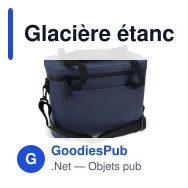 Glacière étanche personnalisable IPX4 en PVC avec logo - Adventure - Miniature 2