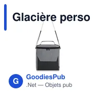 Glacière personnalisable Jocko avec logo - Sac isotherme bleu marine - Miniature 11