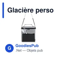 Glacière personnalisable Jocko avec logo - Sac isotherme bleu marine - Miniature 10