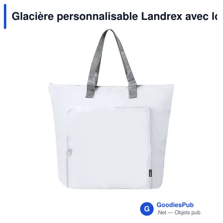 Glacière personnalisable Landrex avec logo - Sac isotherme en RPET