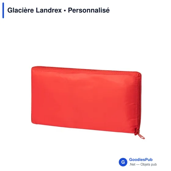 Glacière personnalisable Landrex avec logo - Sac isotherme en RPET - Image 12