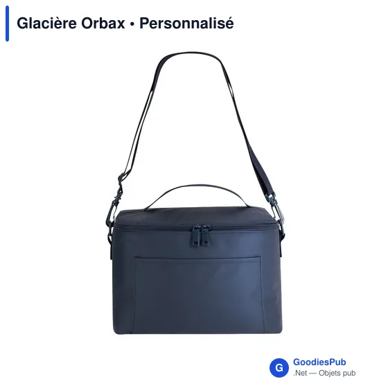 Glacière personnalisable Orbax avec logo - Sac isotherme pratique - Image 1