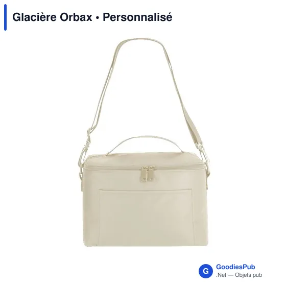 Glacière personnalisable Orbax avec logo - Sac isotherme pratique - Image 11