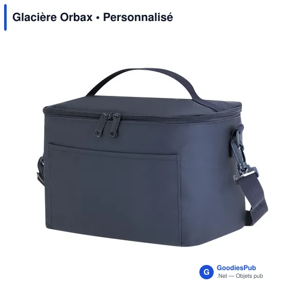 Glacière personnalisable Orbax avec logo - Sac isotherme pratique - Image 12