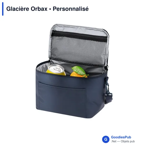 Glacière personnalisable Orbax avec logo - Sac isotherme pratique - Image 10