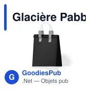 Glacière personnalisable Pabbie avec logo - Sac isotherme - Miniature 1
