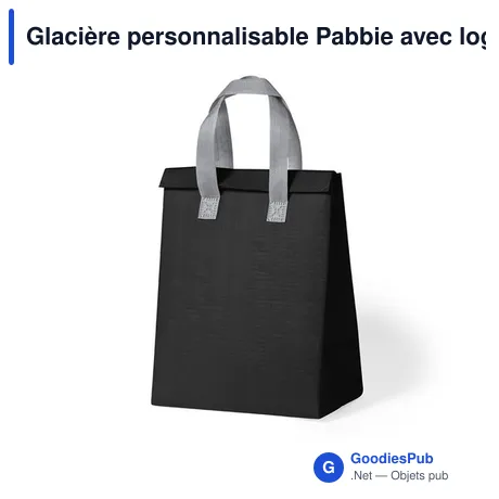 Glacière personnalisable Pabbie avec logo - Sac isotherme