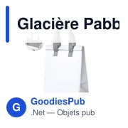 Glacière personnalisable Pabbie avec logo - Sac isotherme - Miniature 3