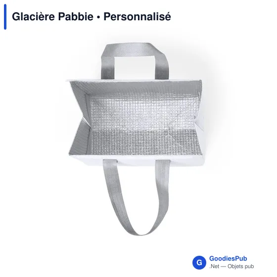 Glacière personnalisable Pabbie avec logo - Sac isotherme - Image 6