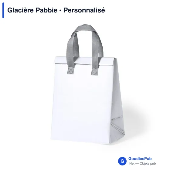 Glacière personnalisable Pabbie avec logo - Sac isotherme - Image 8