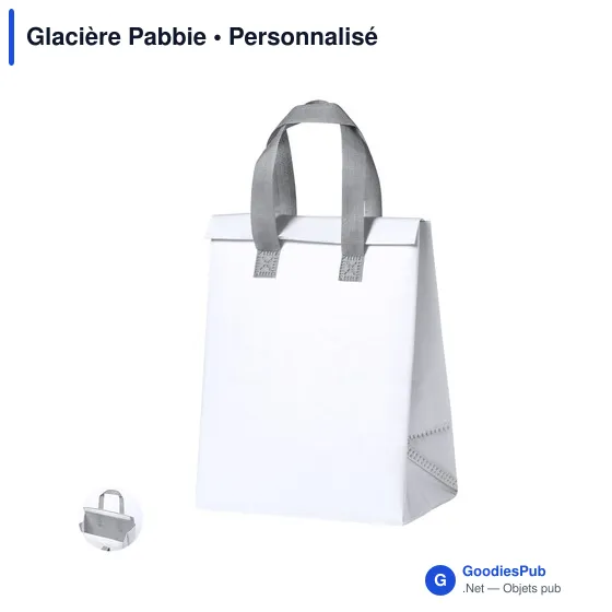 Glacière personnalisable Pabbie avec logo - Sac isotherme - Image 9