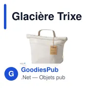 Glacière personnalisable Trixen avec logo pour entreprises - Miniature 1