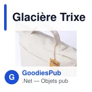 Glacière personnalisable Trixen avec logo pour entreprises - Miniature 3