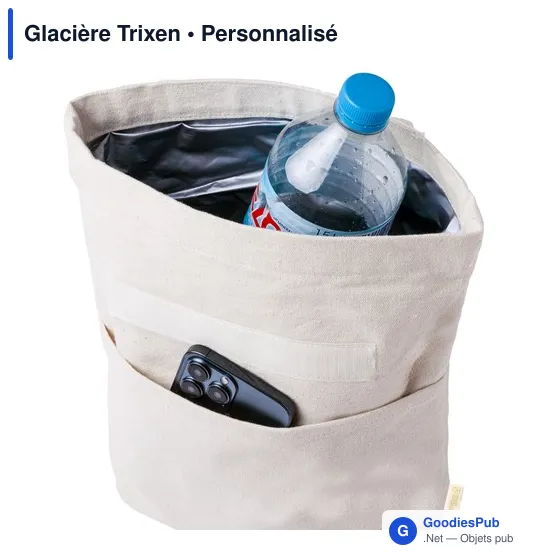 Glacière personnalisable Trixen avec logo pour entreprises - Image 5